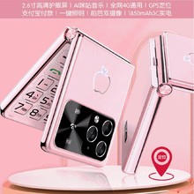 誉国威P17max全网通4G翻盖老年手机支持定位拍照震动女士折叠手机