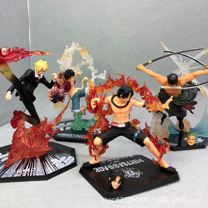 Фигурки Эйса Зоро и Санджи из One Piece