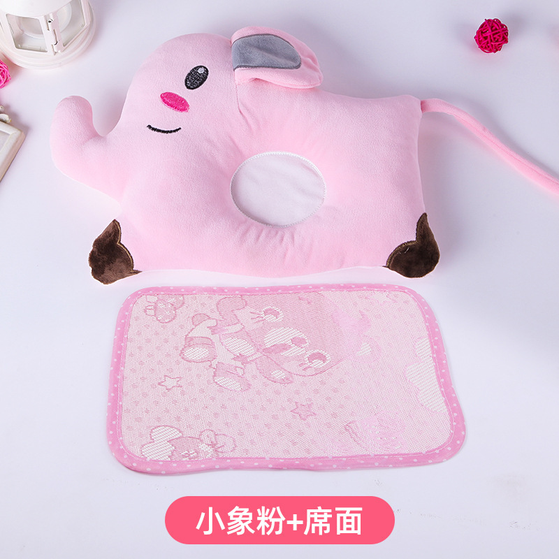 現物赤ちゃん枕ビロード赤ちゃん枕定型枕四季通用新生児調節枕通気柔らかい|undefined