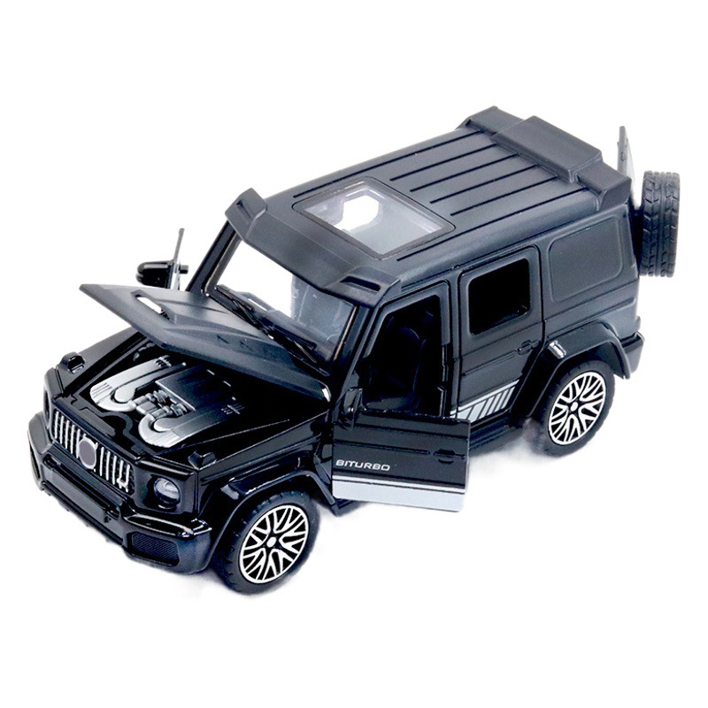 A granel 1:36 simulación de aleación modelo de coche de cuatro puertas de juguete para niños SUV coche niño fuera de carretera decoración al por mayor