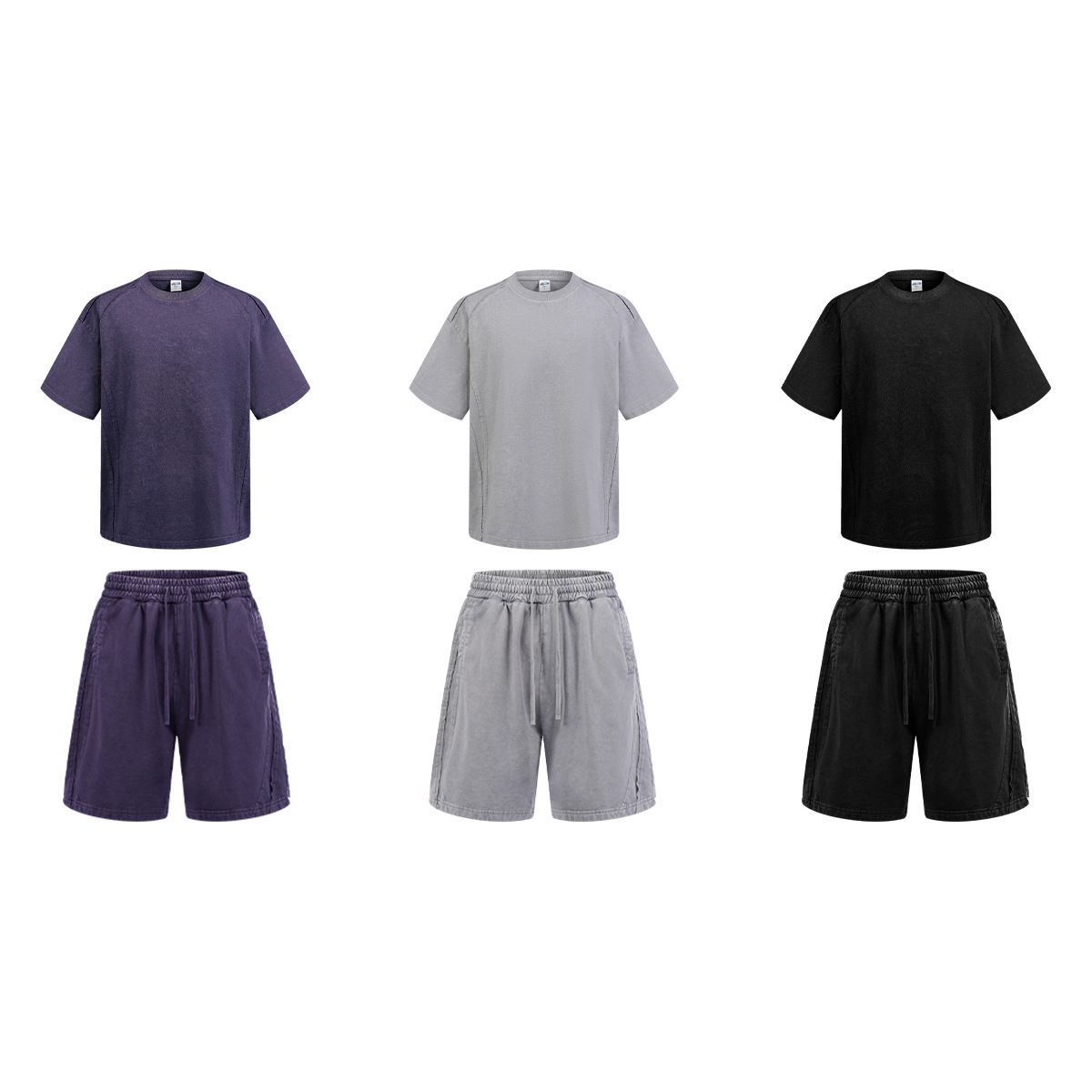 Chain tide2026 explosión de verano hombre traje de manga corta camiseta de hombre pantalones cortos un conjunto completo de hombres con traje