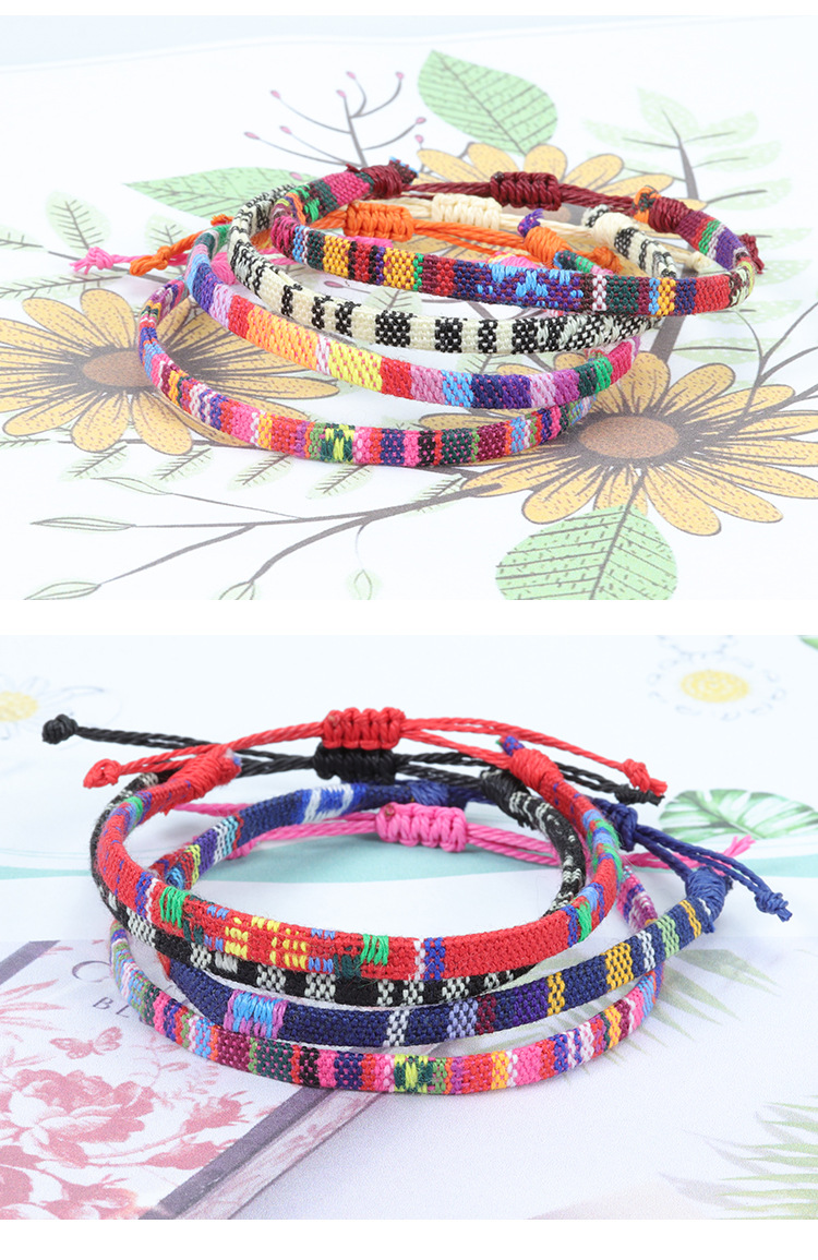 Casual Geometric Cloth Braid Unisex Anklet 1 Piece