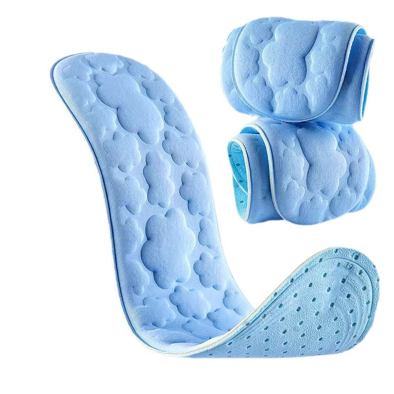 Huella Youpin Plantilla de seda de hielo especial de verano para hombres y mujeres, sensación de hielo, transpirable, sensación de pisar heces, súper suave y anti-dolor durante mucho tiempo