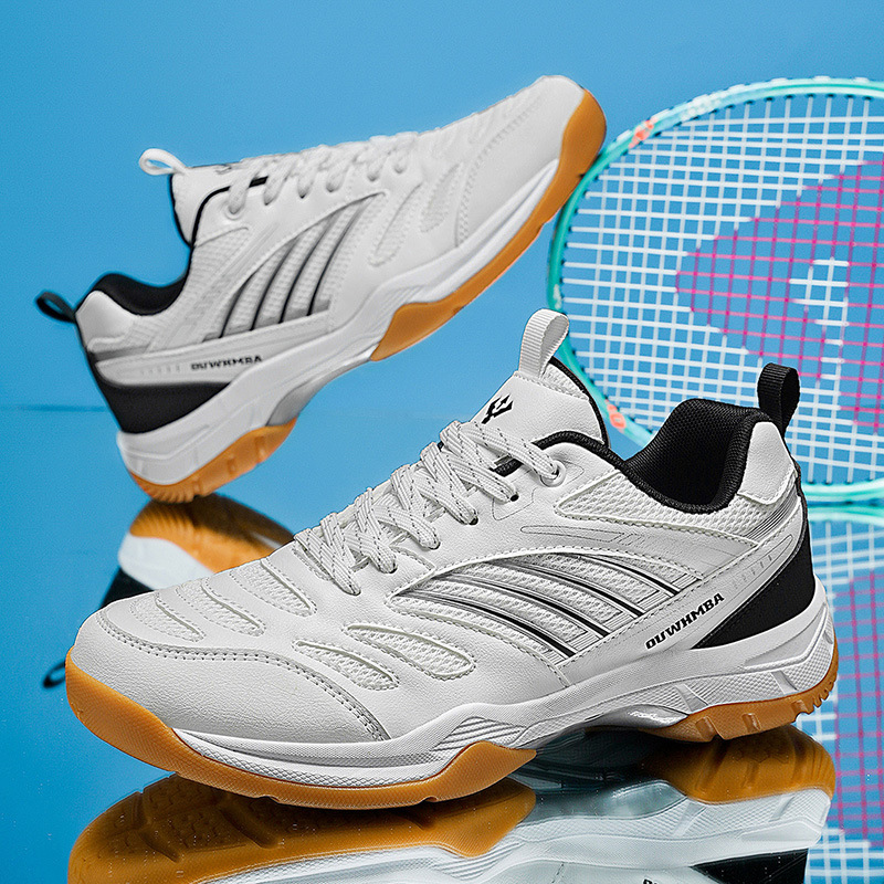 Al por mayor transfronterizo nuevos zapatos de bádminton deportivos al aire libre ligeros y transpirables tenis de mesa profesional zapatos de tenis deportivos casuales