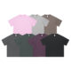 ARTIE Men's Wear 2025 Cross-border Direct Supply of Washing Water to Do Old Retro Men's Short-sleeved T-shirt Glub Cotton Batik Washing Water T