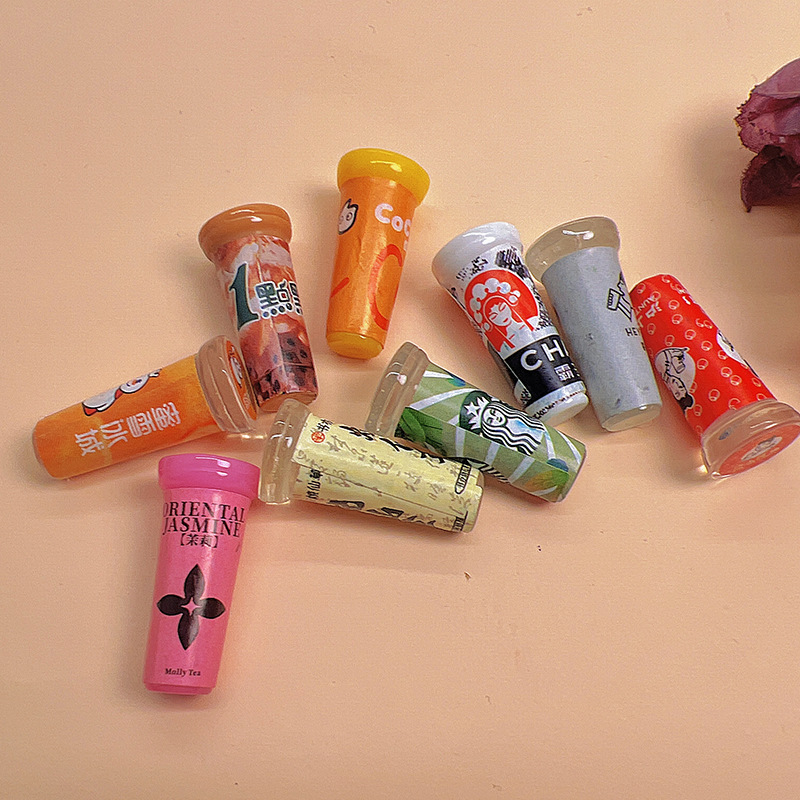 Juego de comida en miniatura, estante para pan de simulación, mini carrito de compras, carrito pequeño, juego para niños, juguete, decoración de bricolaje