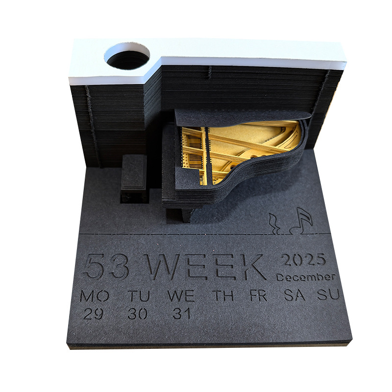 2026 nueva nota adhesiva tridimensional panorámica de la casa del árbol 3D tallado en papel al por mayor transfronterizo decoración de escritorio TK regalo de cumpleaños para hombres y mujeres