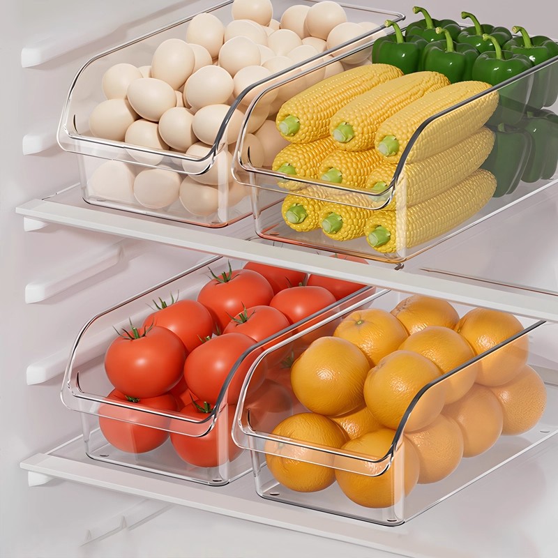 Caja de almacenamiento de refrigerador, caja de almacenamiento, caja de cajón, caja de almacenamiento, caja de almacenamiento, caja de almacenamiento de huevos, caja de alimentos, cocina