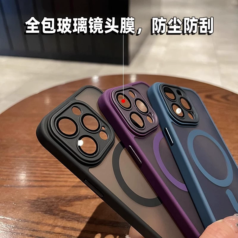 Apple, совместимый матовый чехол для телефона, наушники, iPhone 15, линза, защитный чехол, iphone, 16promax
