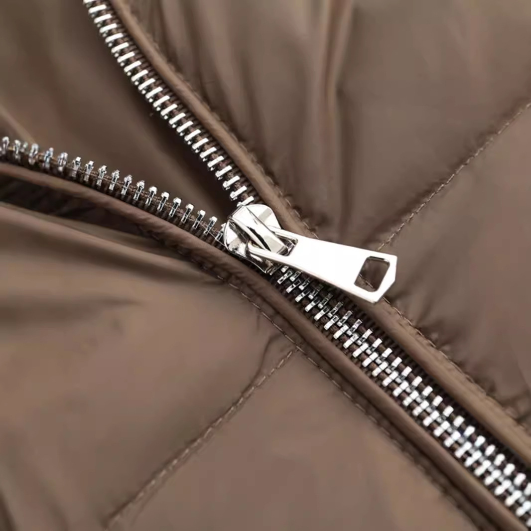 Women's Clothing Large size flesh covering medium and long hooded thick casual Warm jacket jacket_voghion.com