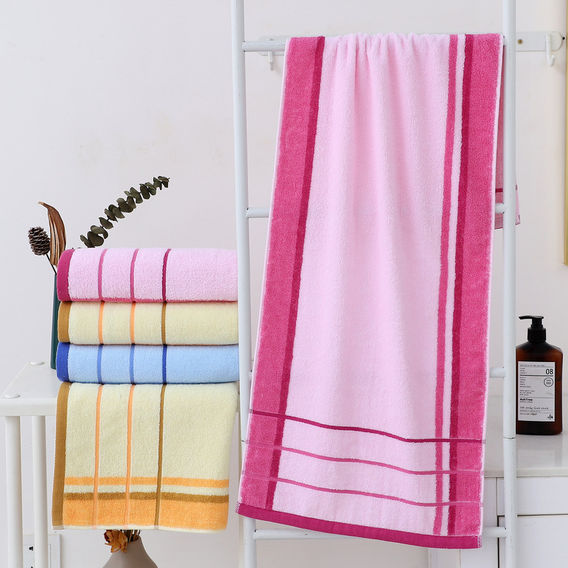 Towel Pure Cotton 40×90 Bathing Sports Fitness Extended Shower Long Bath Towel Sweat-absorbent Embroidered Word LOGO