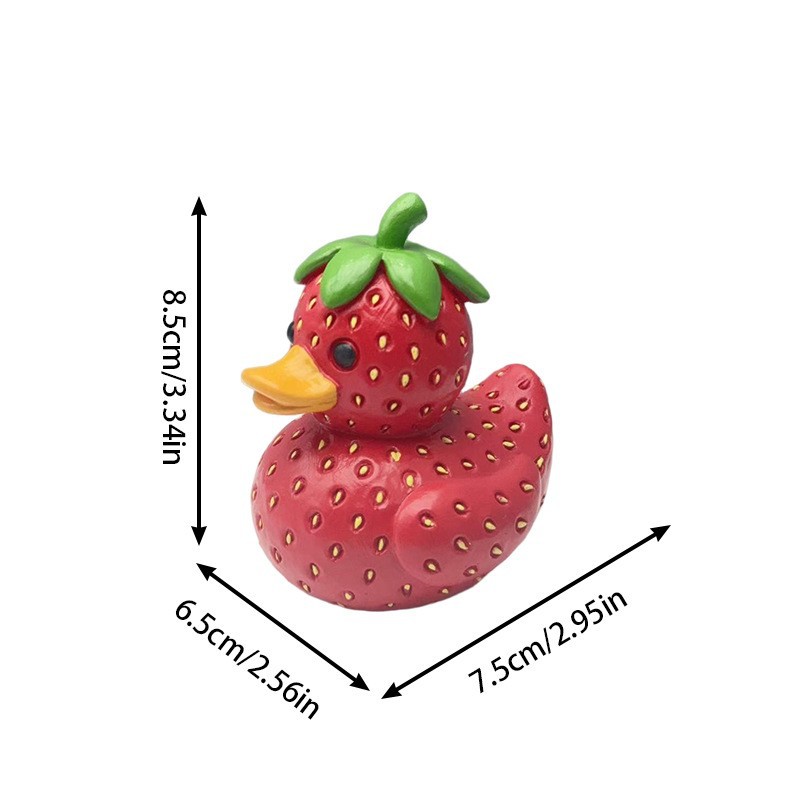 Nuevo producto transfronterizo, Pato Vegetal de Diseño Peculiar, Artesanía de Resina de Pato Vegetariano