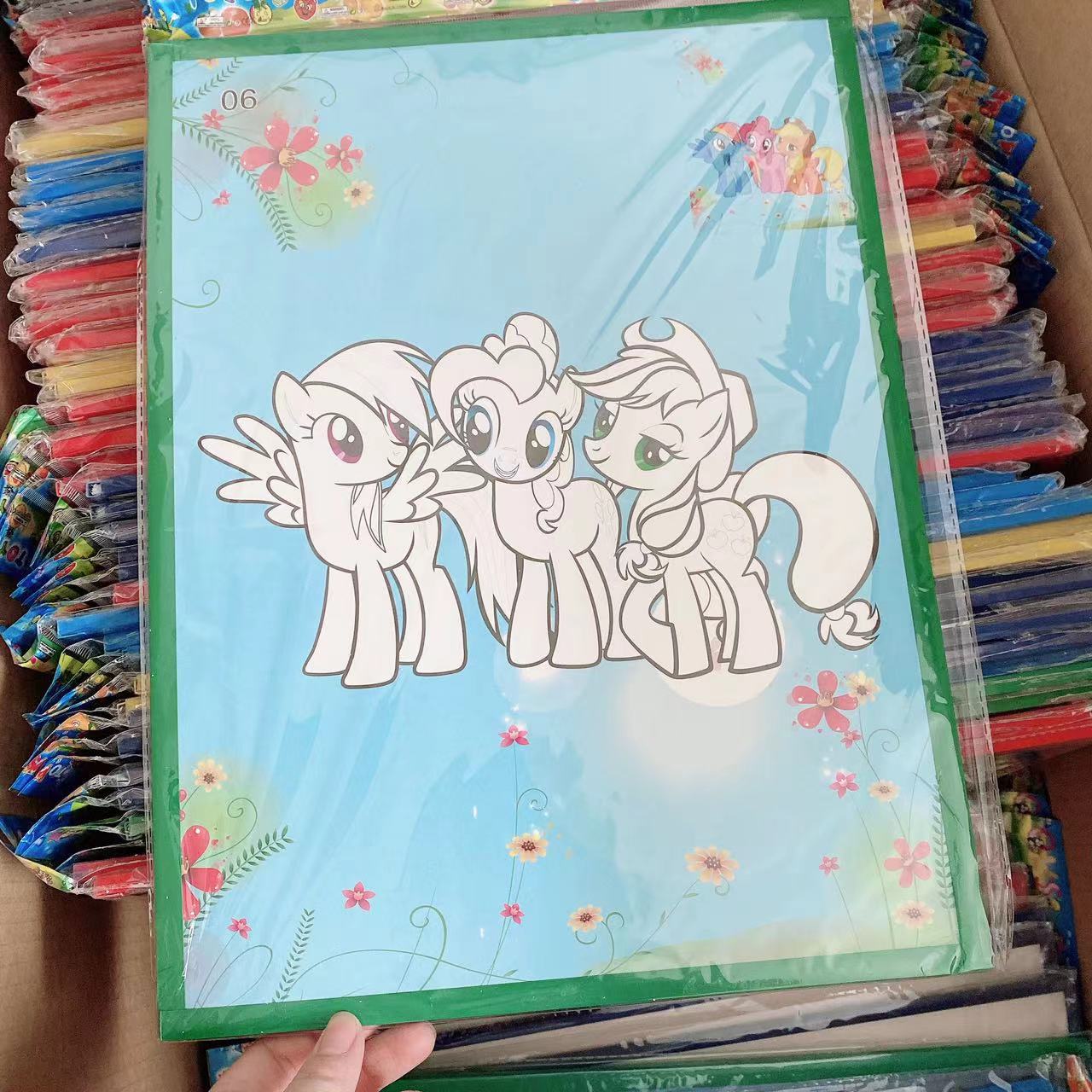 Niños de graffiti tablero dibujo DIY pintura libro creativo grande 30*40cm colorear puesto arte pintura al por mayor