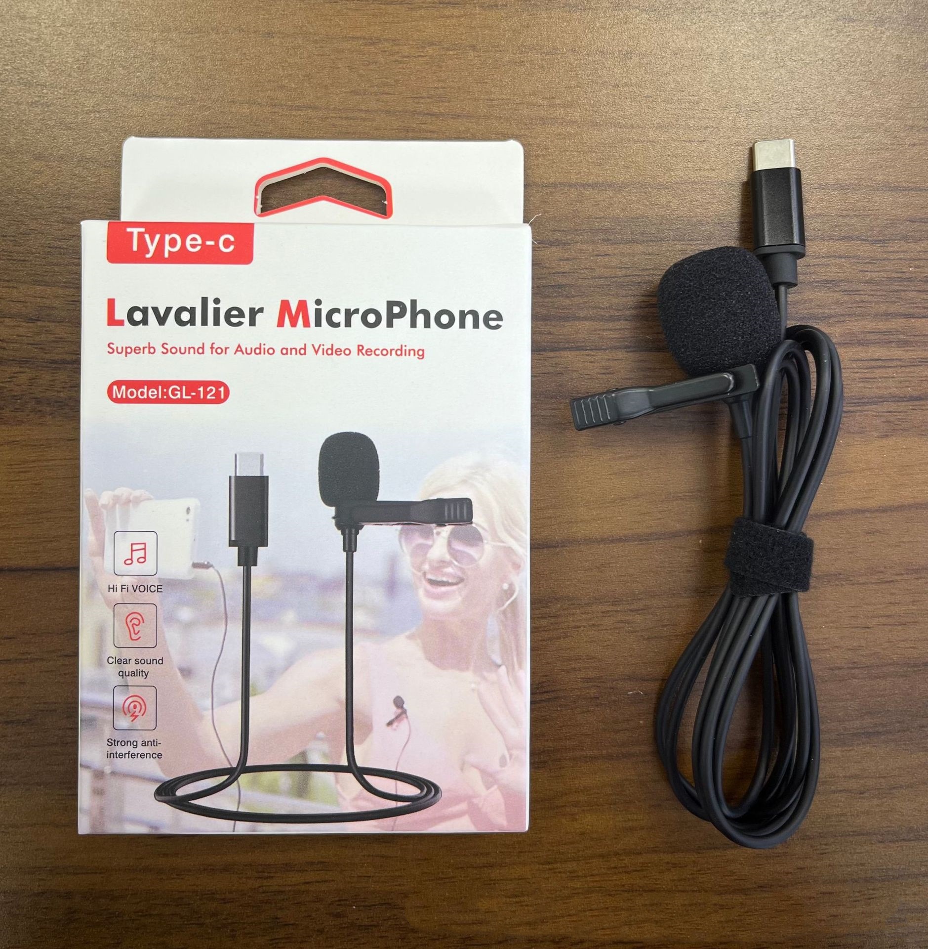 Cable de extensión de abeja cámara de teléfono móvil SLR grabación especial de K canción chatter entrevistas en vivo collar clip micrófono