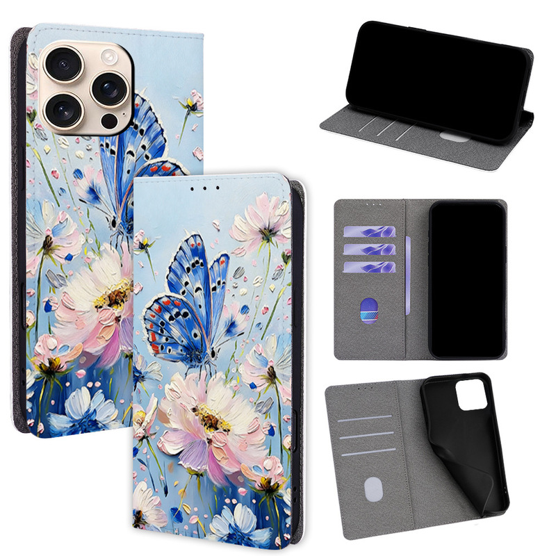 Customized Painted Graphics Suitable for Apple 17Pro Flip Phone Leather Case Iphone16 Stand 14Pro Phone Case 12 Customized Painted Graphics Suitable for Apple 17Pro Flip Phone Leather Case Iphone16 Stand 14Pro Phone Case 12