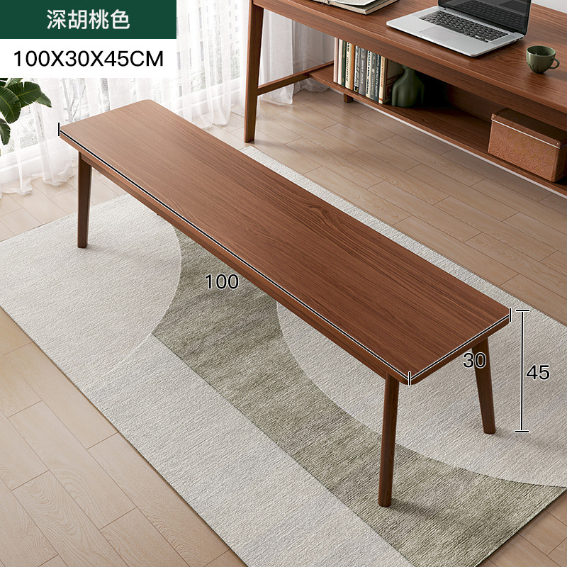 Banco banco de madera maciza Banco taburete comedor largo Banco silla hogar comedor taburete largo taburete de madera grande