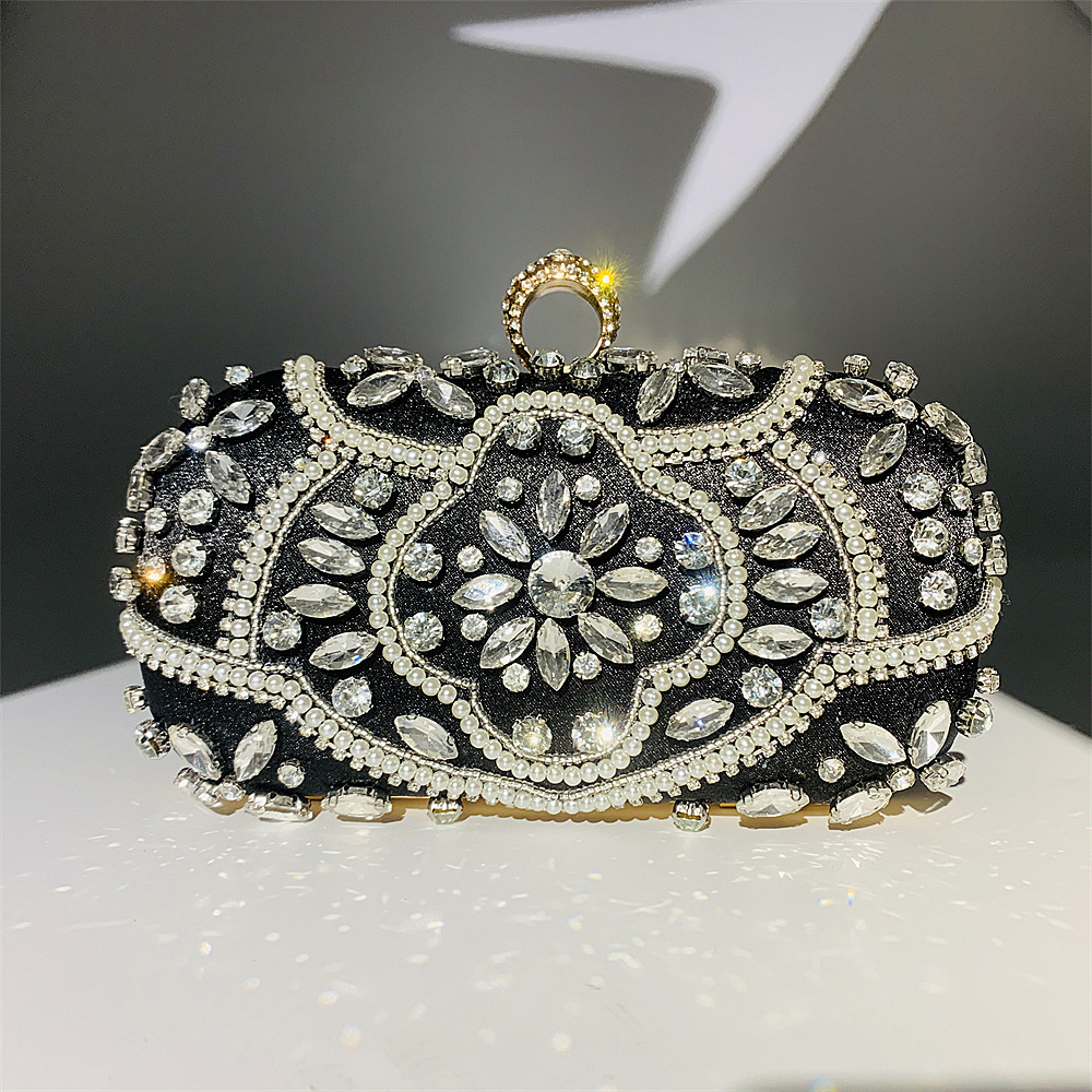 MAC013 Luxury Handbag with Diamond Cheongsam Design from Mariam's Collection5