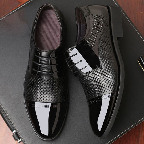 [Genuine leather cowhide] Genuine men's leather shoes, business genuine leather casual men's shoes, non-slip soft sole, middle-aged and old father shoes