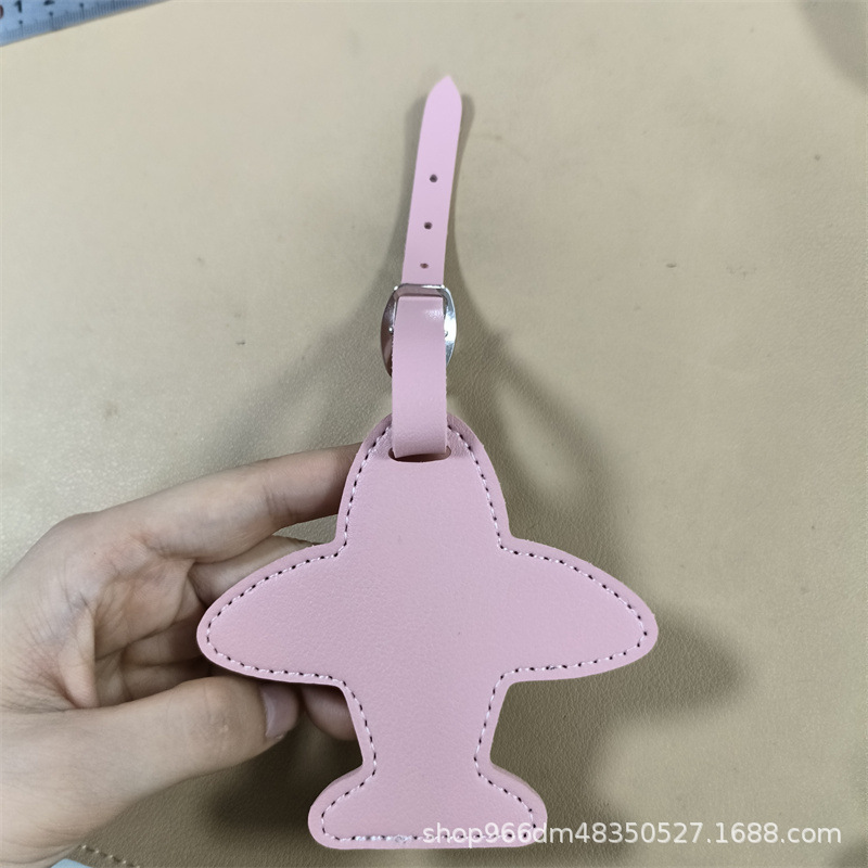 日本と韓国の航空機の荷物タグ、スーツケースの搭乗券、紛失防止レザータグ、シンプルなバッグペンダント|undefined