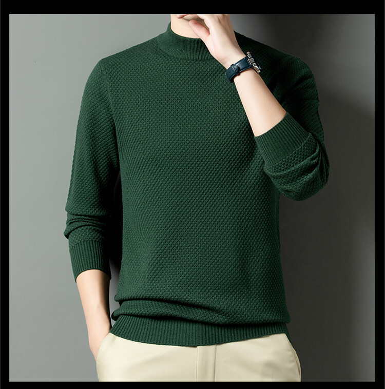 Con lana transfronteriza para hombres nuevos pullover casuales de moda caliente suéter de hombre