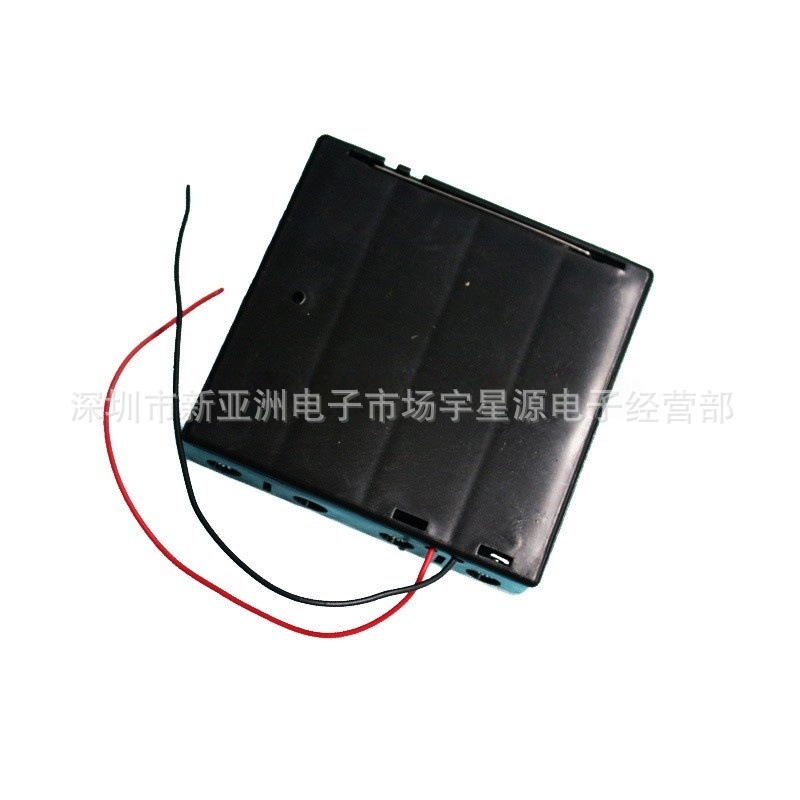 18650 电池盒四节电池盒四节/充电座 带粗线