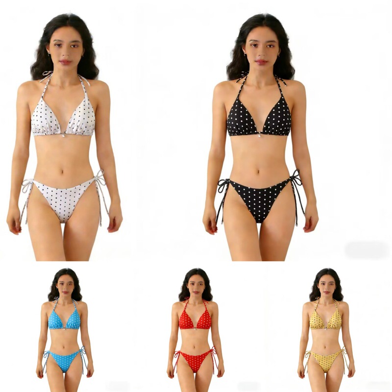 Amazon's 2026 New European and American Style Personalized Polka Dot Bikini Sexy Split Swimsuit for Women Beach Spa Swimwear Amazon's 2026 New European and American Style Personalized Polka Dot Bikini Sexy Split Swimsuit for Women Beach Spa Swimwear
