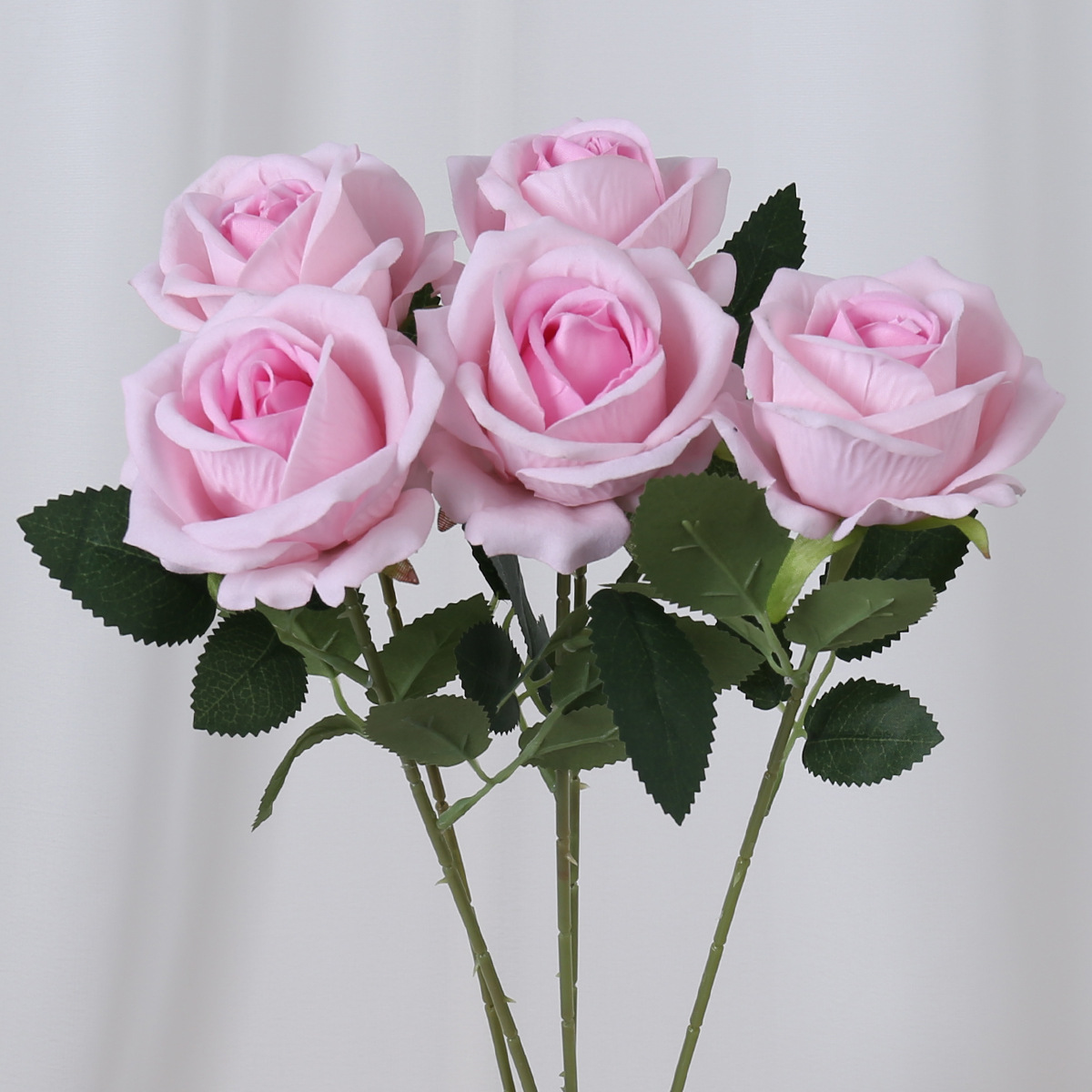 싱글 로즈(플란넬) 라이트 핑크