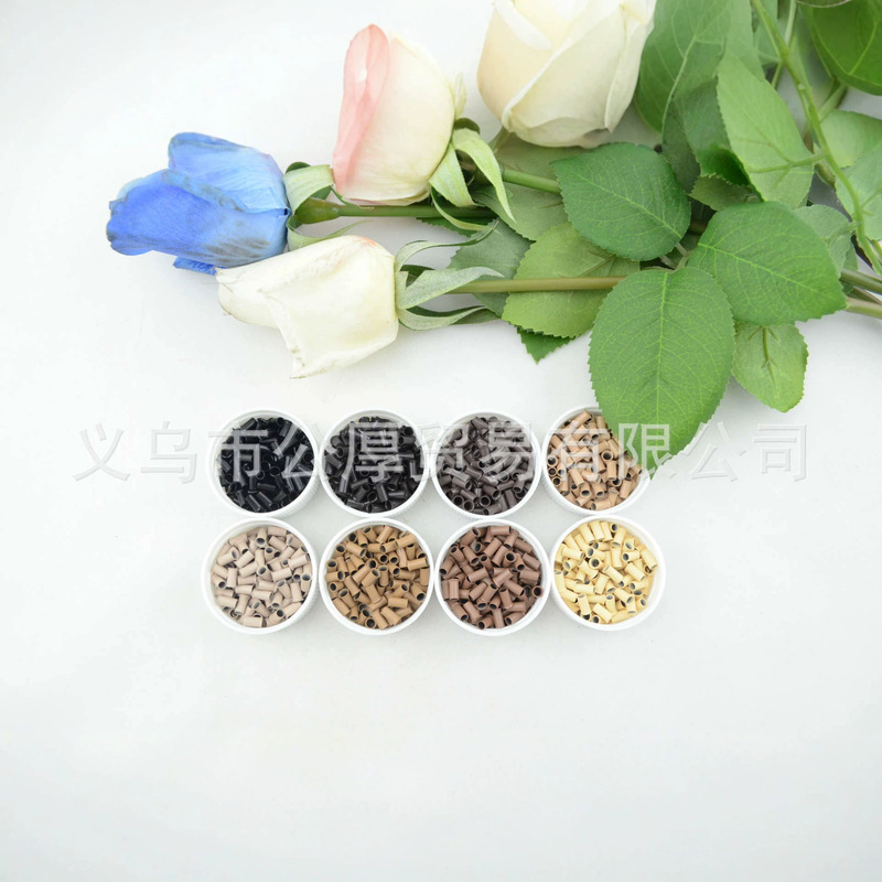 Mixed batch special size copper ring flaring copper 302660 hair extension tool hair extension ring Mixed batch special size copper ring flaring copper 302660 hair extension tool hair extension ring