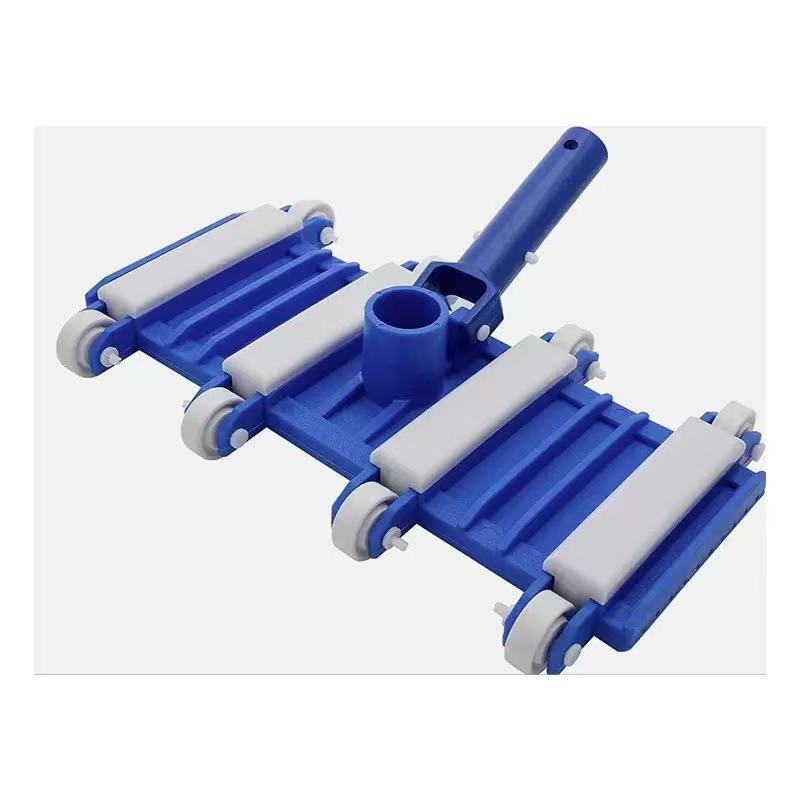 Piscina reforzada cabeza de absorción de suciedad 14 pulgadas piscina con cepillo lateral productos de limpieza de piscina en stock directo transfronterizo