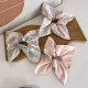 Guofeng embroidery candy color large intestine hair ring women's spring braid retro French simple bow head ring small fresh