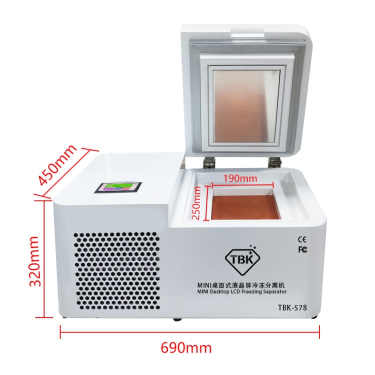 Separador de congelación profesional TBK - 578