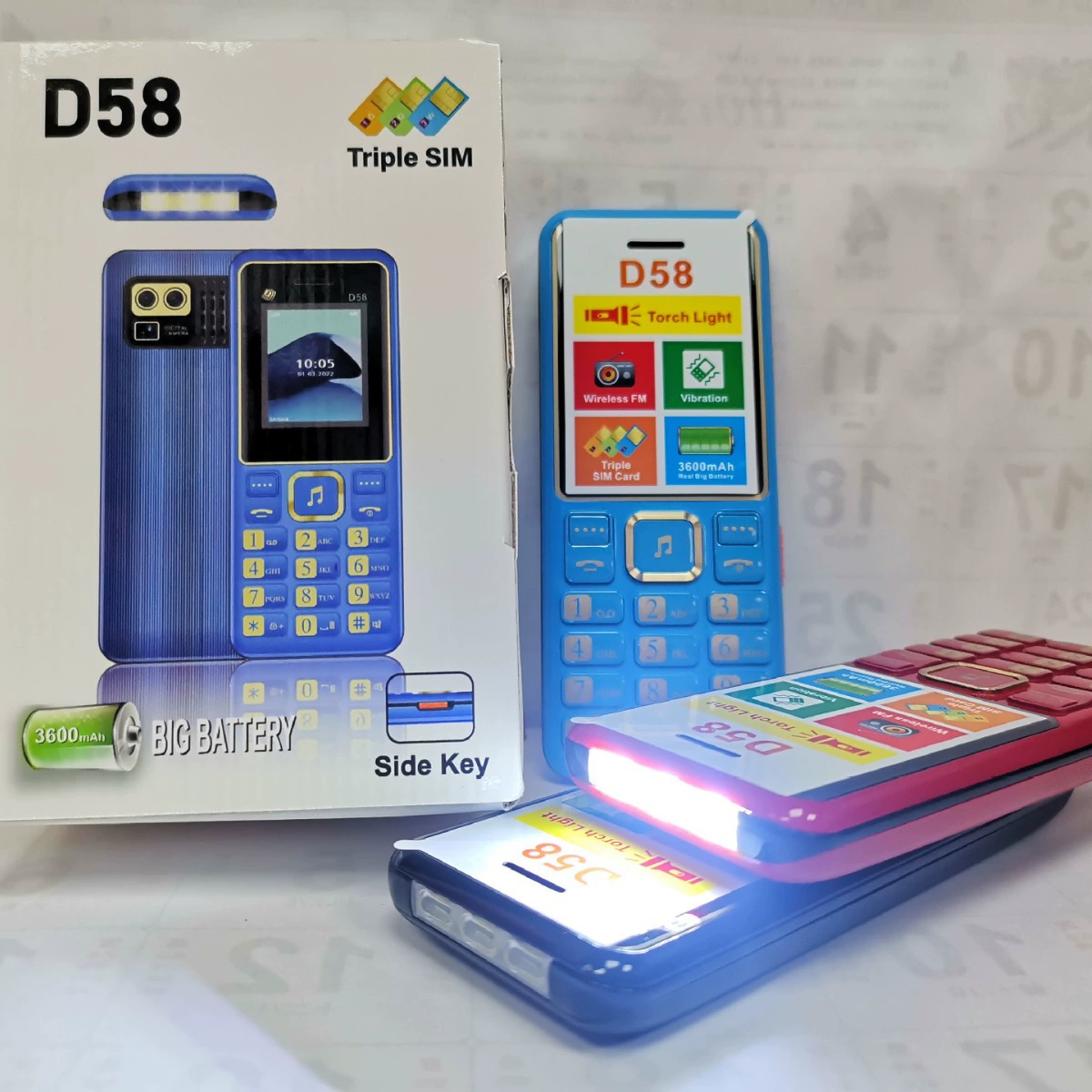 Кросс-граница D58 прямая доска мобильный телефон 2G мобильная функция машина глобальная внешняя торговля F15 F17 F12 машина иностранного языка