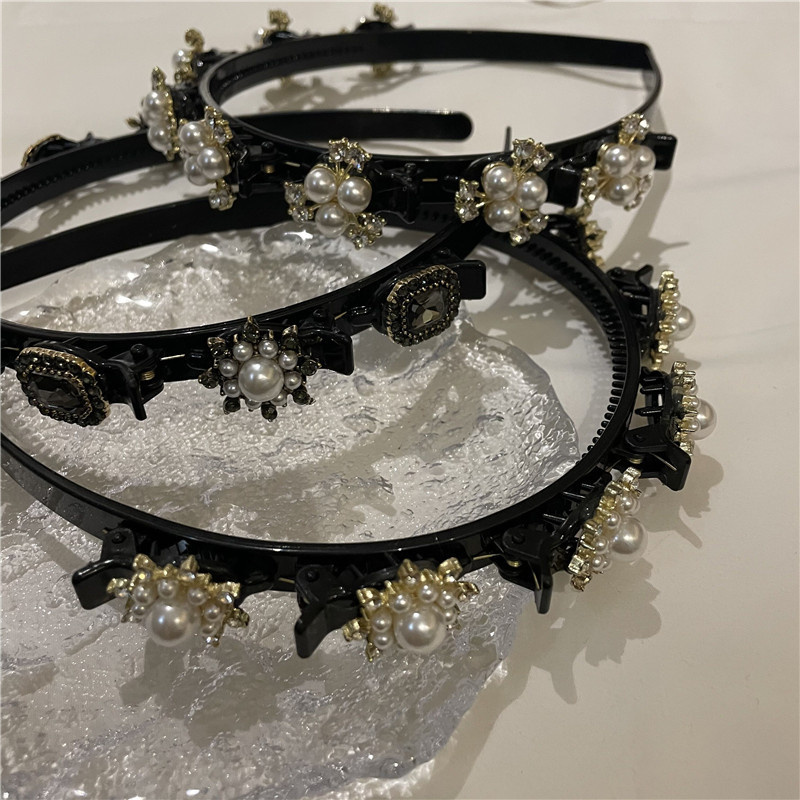 Korean Style Pearl Flower Butterfly Hairband display picture 7