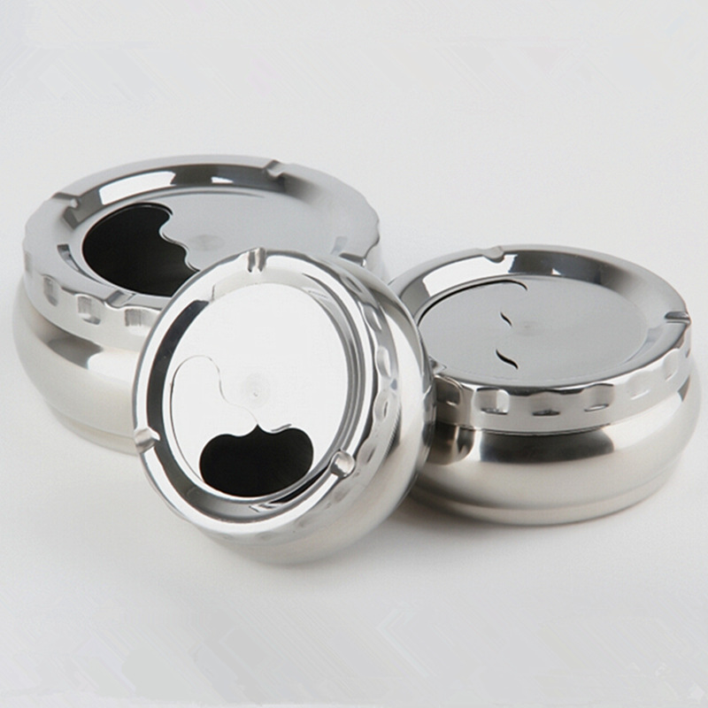 Big creative fashionable ashtray stainless steel