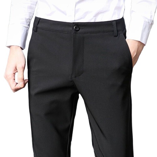 Autumn and Spring Men's Casual 9-inch Pants Men's Suit Pants 9-inch Pants Men's Slim Fit Suit Pants Small Foot Business Suit