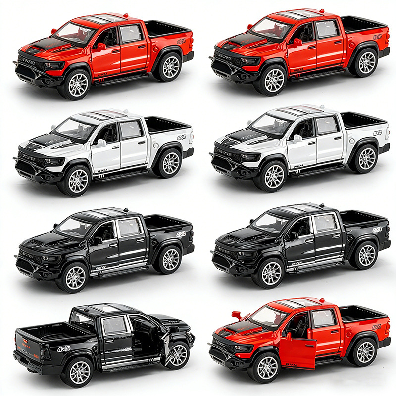 Cross-Border Southeast Asian Children's Toys for Boys 1:32 Scale Realistic Alloy Toy Car Pull-Back Off-Road Vehicle Model Ornament Cross-Border Southeast Asian Children's Toys for Boys 1:32 Scale Realistic Alloy Toy Car Pull-Back Off-Road Vehicle Model Ornament