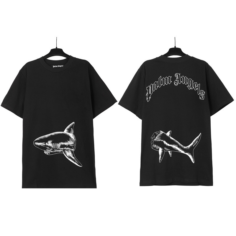 PALM半袖の正しいバージョン パームエンジェルス ヘッドレスベア エンジェルス バタフライプリント Tシャツ テディベア 半袖|undefined