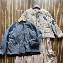 冬季女装新款森系碎花圆领单排扣加厚夹棉长袖棉衣棉服外套女