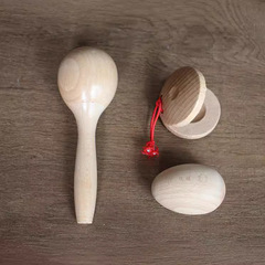 Wooden Craft Children's Musical Instruments Kindergarten Orff Educational Combination Technology Toys Percussion Instrument Set Wholesale