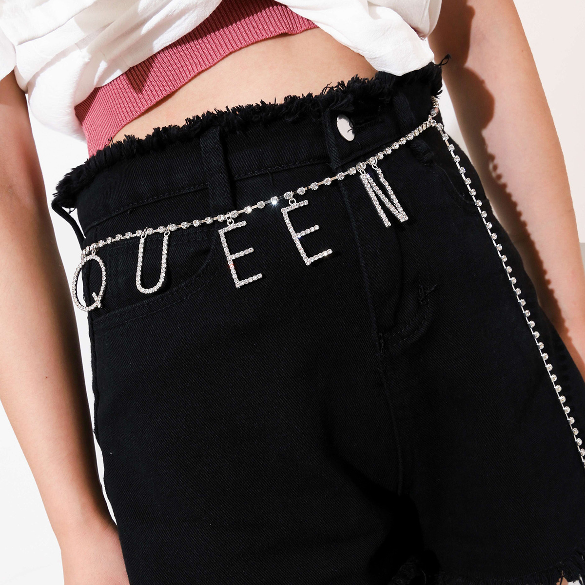 Simple Fashion Sexy Letter Queen Waist Chain display picture 1