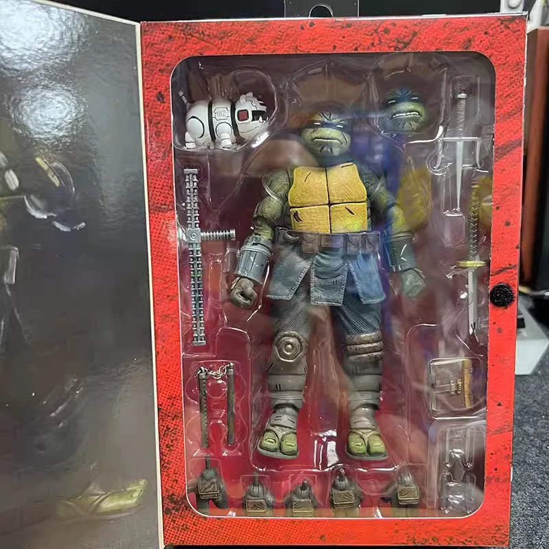 NECA Ниндзя Бог Черепаха Лабур Лиэр Лорд Мумия последний Ронин 7-дюймовая модель с подвижными деталями