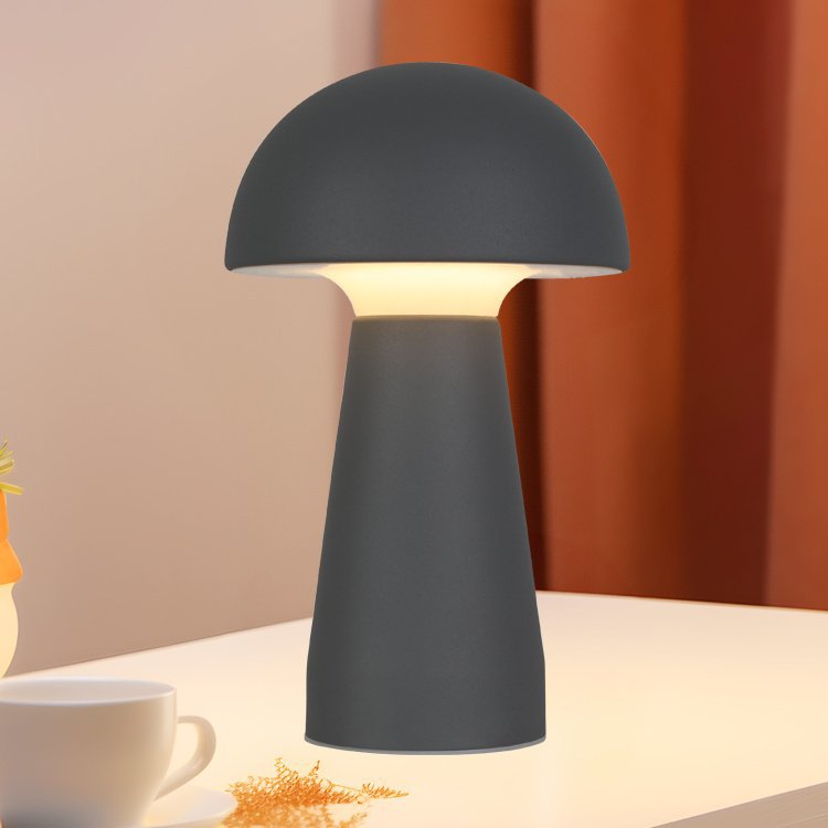 Lámpara de escritorio táctil transfronteriza moderna lujosa lámpara de hongos decoración de atmósfera lámpara de cabezal de cama luces nocturnas de alto nivel al por mayor