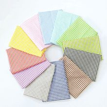 现货 全棉斜纹格子布0.3厘米格 春夏服装衬衣床品被套桌布面料