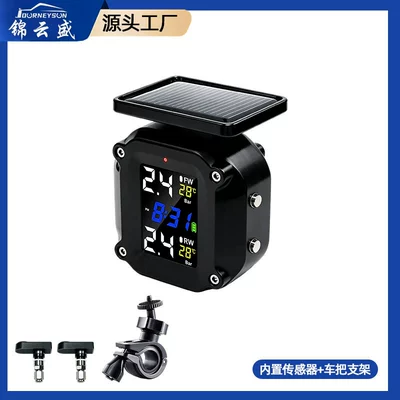 and external sensors for tire – Tire pressure monitoring system - t01-solar-powered-built-in-anti-theft-bracket