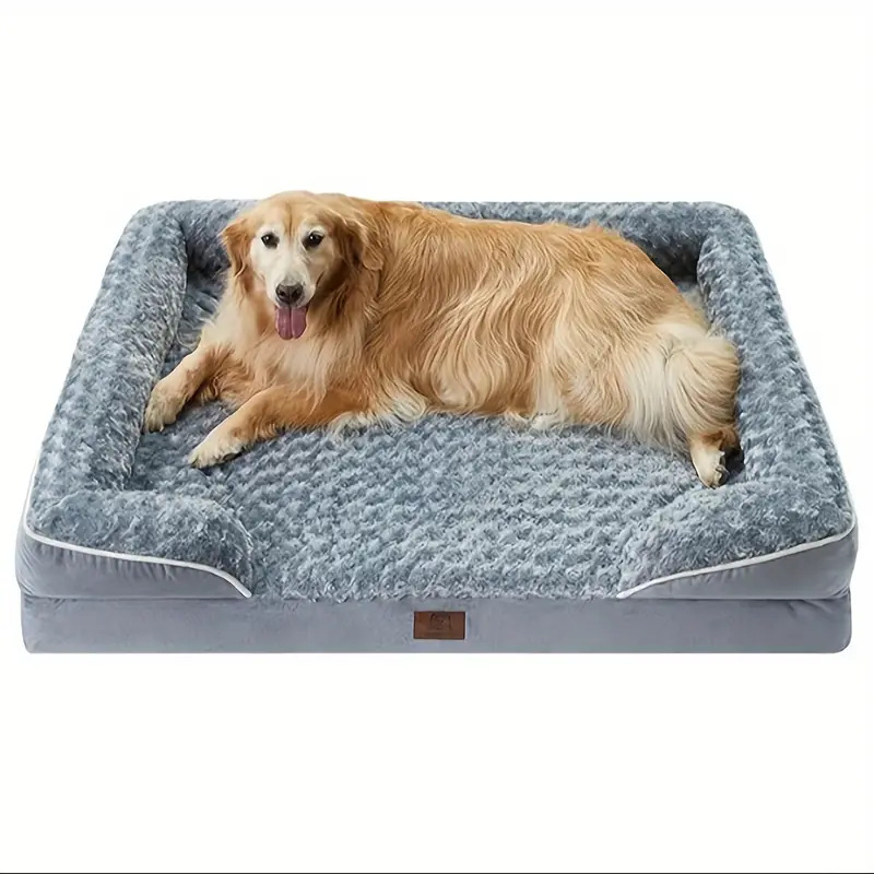 Waterproof Pet Sofa For Large Dogs Washable Detachable Fabric Bed_voghion.com
