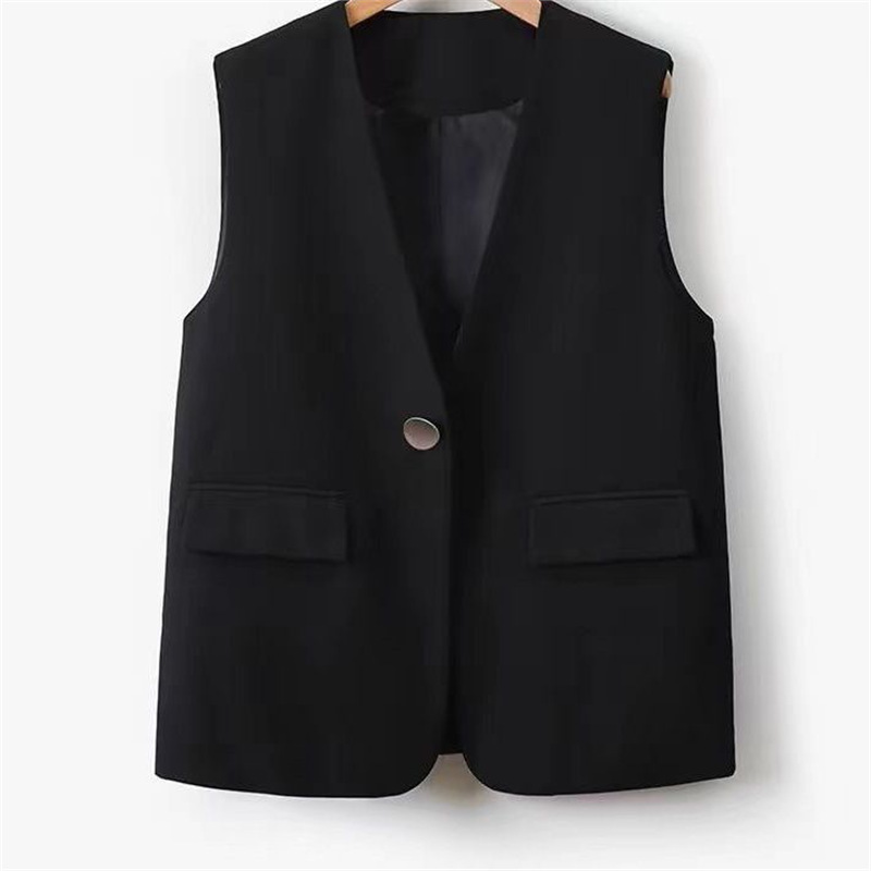 Loose Version 2025 Summer Style Women's Vest New Sleeveless Vest Fashionable Korean Style Jacket Versatile
