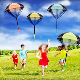 手抛降落伞幼儿园玩具广场沙滩手抛玩具亲子跳跃运动玩具游戏比赛
