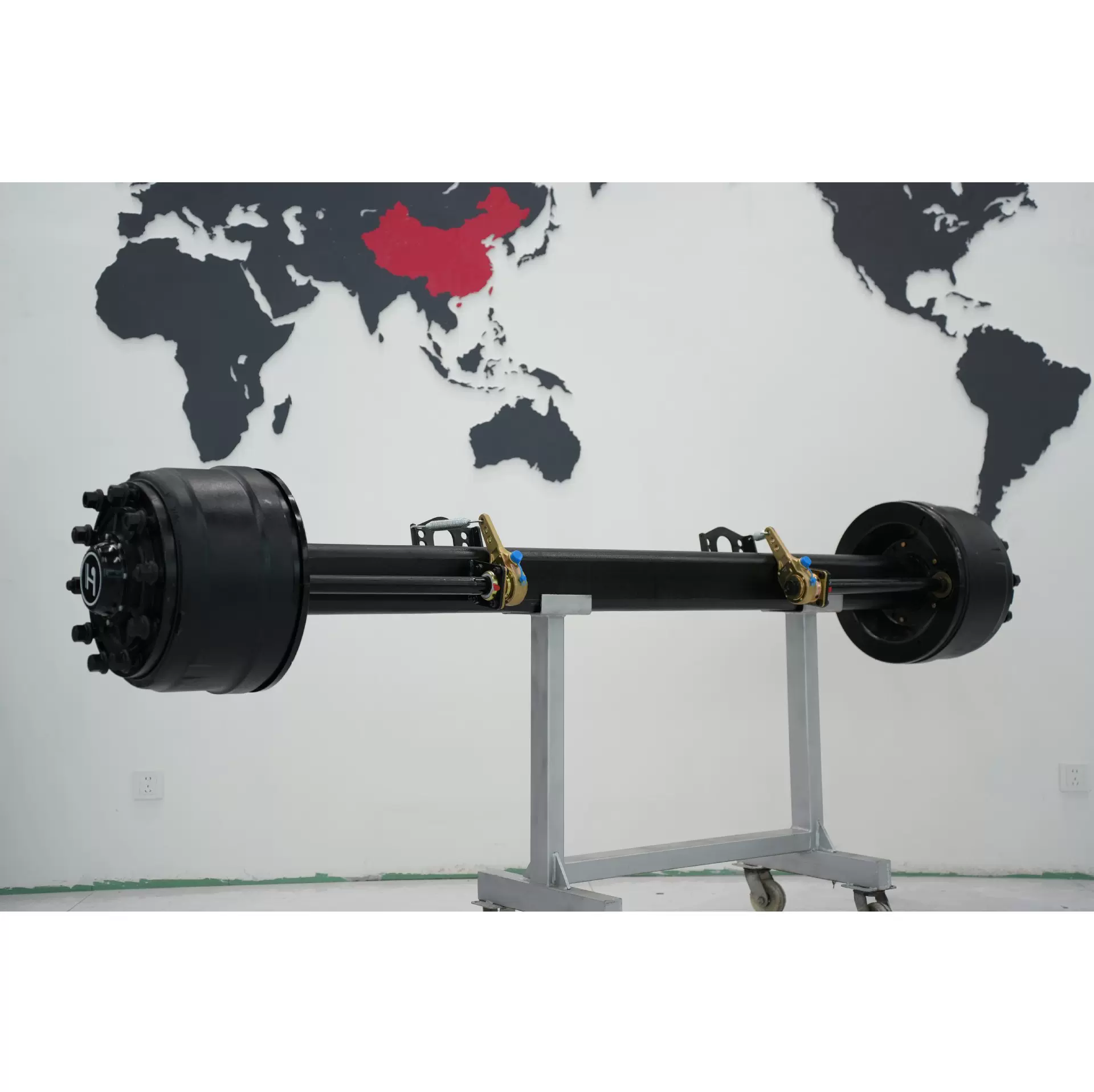 厂家批发挂车车桥拖车后桥13T单胎车轴厂家直销