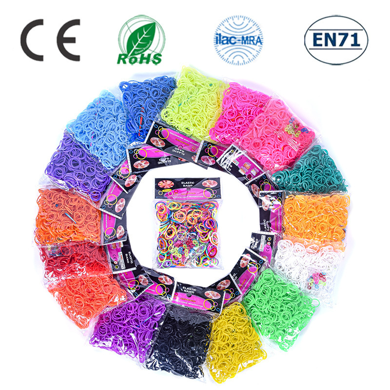 600 Rubber Band Bag Supplementary Pack Children's diy Bracelet Set Educational Toys Hand-woven Small Rubber Band 600 Rubber Band Bag Supplementary Pack Children's diy Bracelet Set Educational Toys Hand-woven Small Rubber Band
