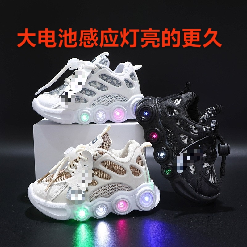 New 2025 Boys and Girls Breathable Luminous Mesh Shoes Trendy…